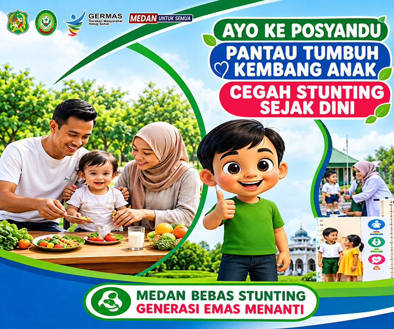 Cegah Stunting Pemko Medan