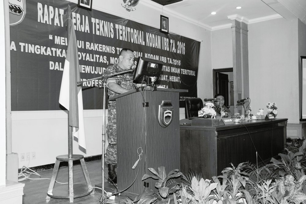 Rakernis Bidang Teritorial Kodam I/BB Dibuka