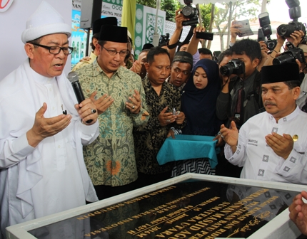 Menag  Pembangunan Masjid Agung Menara 199 M Mesjid Agung. Ikon Baru Sumut