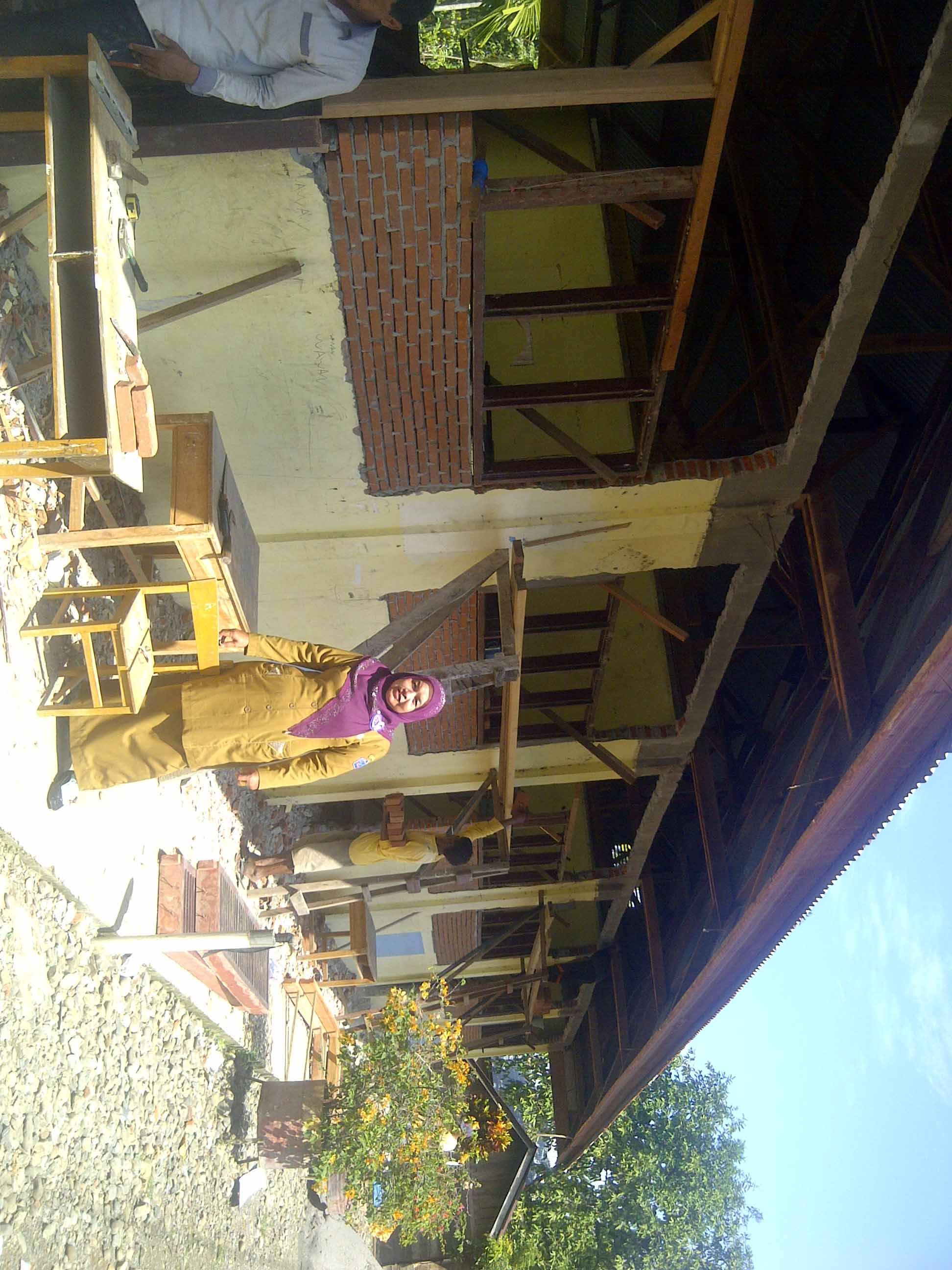 SDN Jeulangga Ule Gle Bangun Ruang Kelas Baru