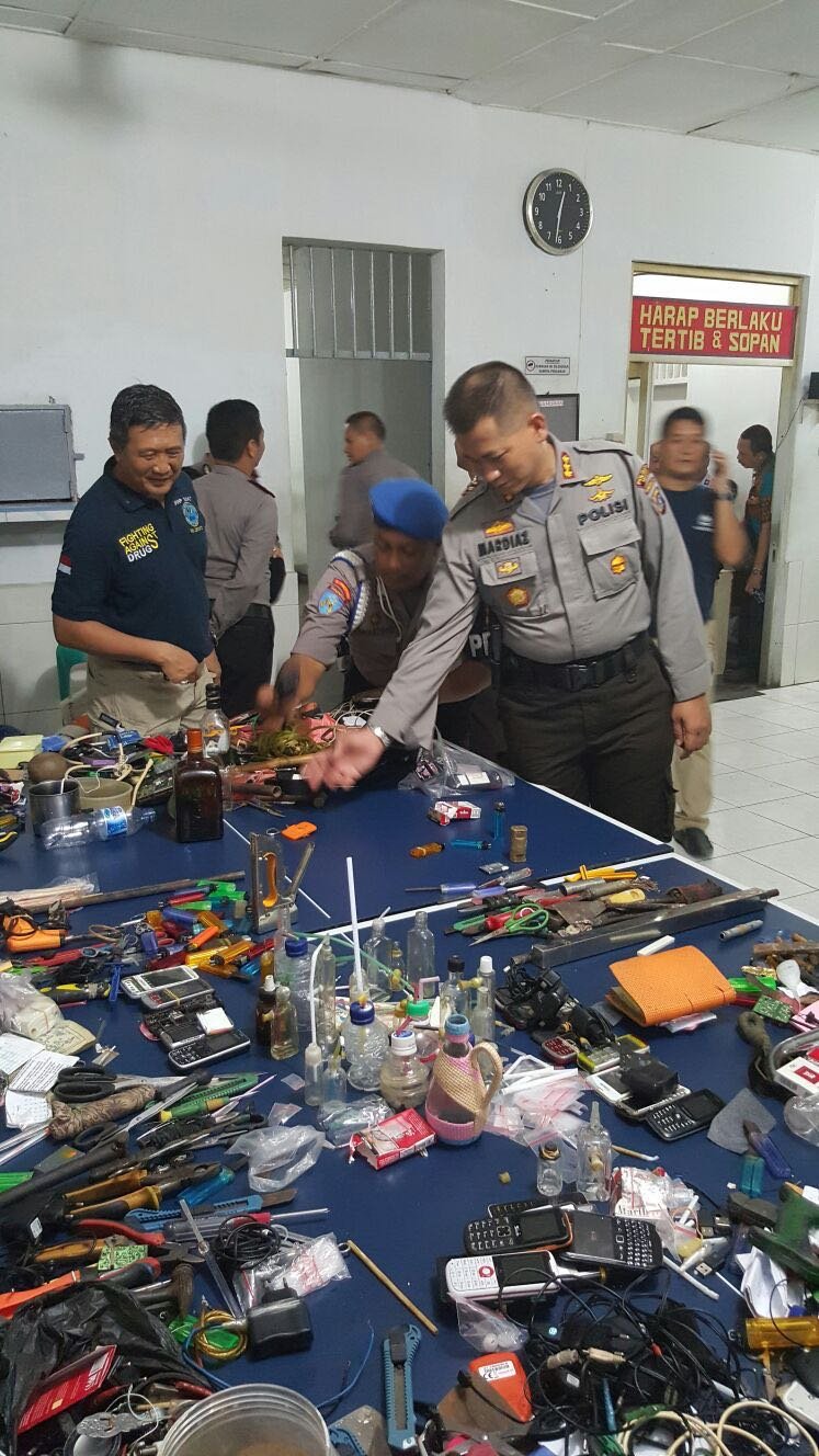 Razia Bocor, Hanya Temukan 2 Paket Sabu, Sikat Narkoba di Rutan Tanjung Gusta Medan