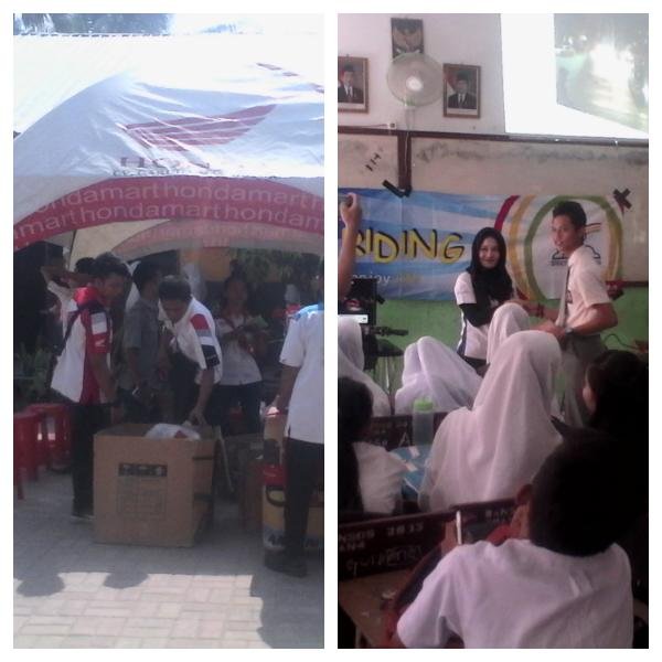 PT Indako Gelar Safety Ridding Education Berkendara di SMAN 4 Binjai