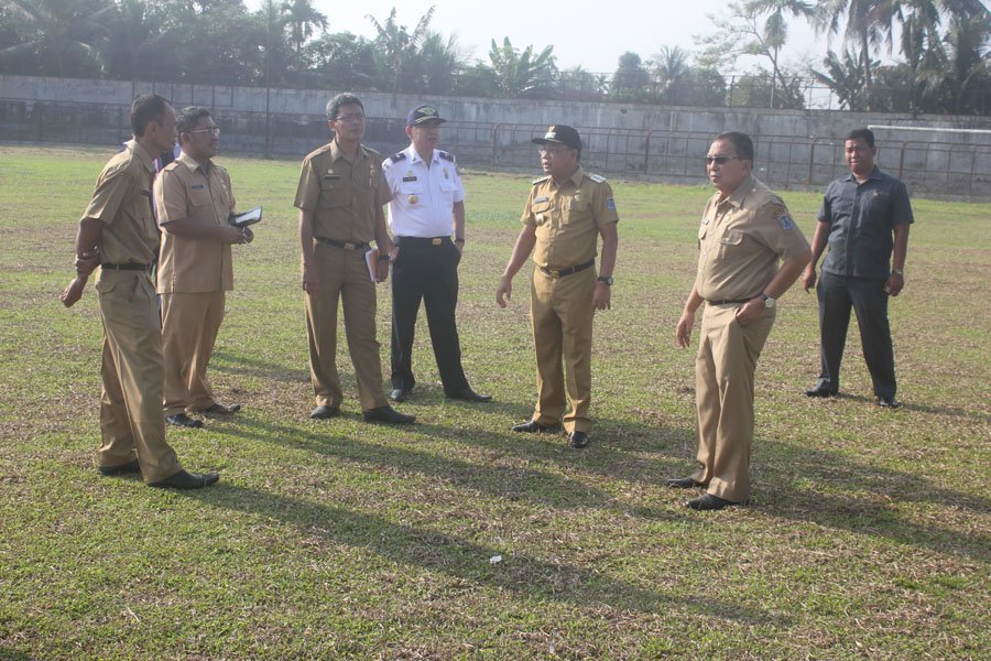 Lintasan Atletik Dibangun di Stadion Binjai