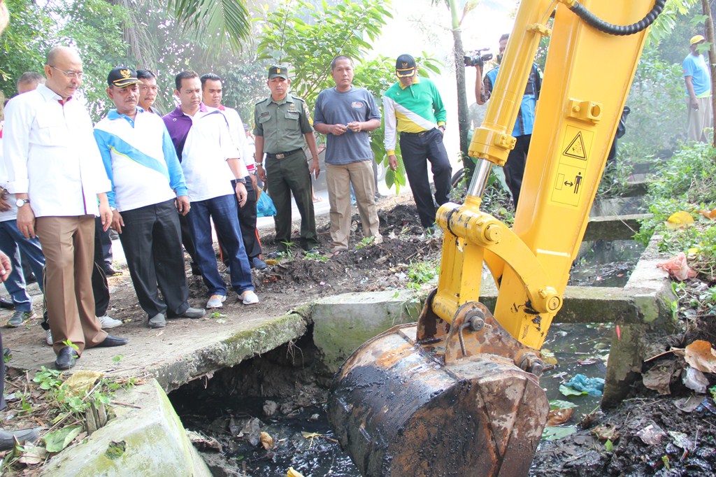 Atasi Banjir, Pemko Medan Perbanyak Bangun Drainase Pembuangan Air