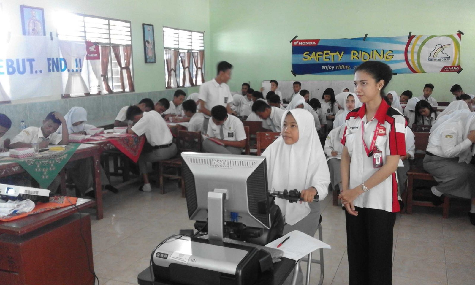 Siswa SMAN 1 Selesai Ikuti Edukasi Keselamatan Berkendara
