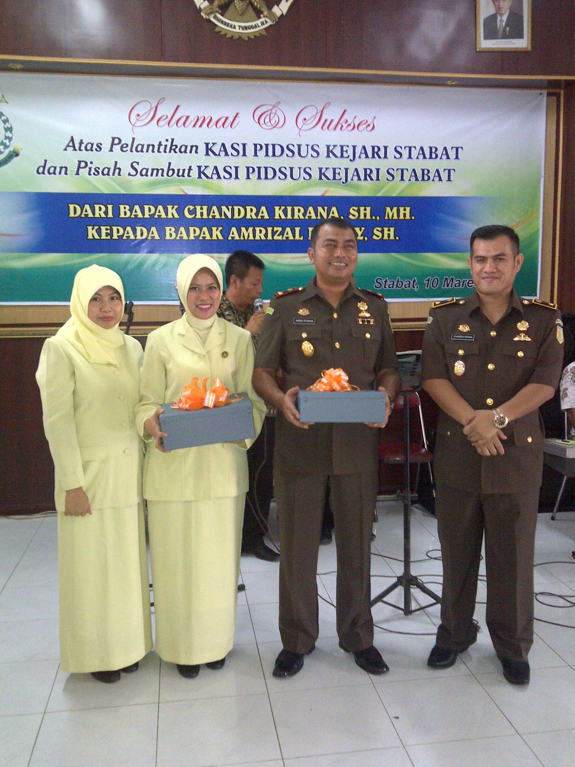 Amrizal Fahmy SH Jadi Kasi Pidus Kejari Stabat