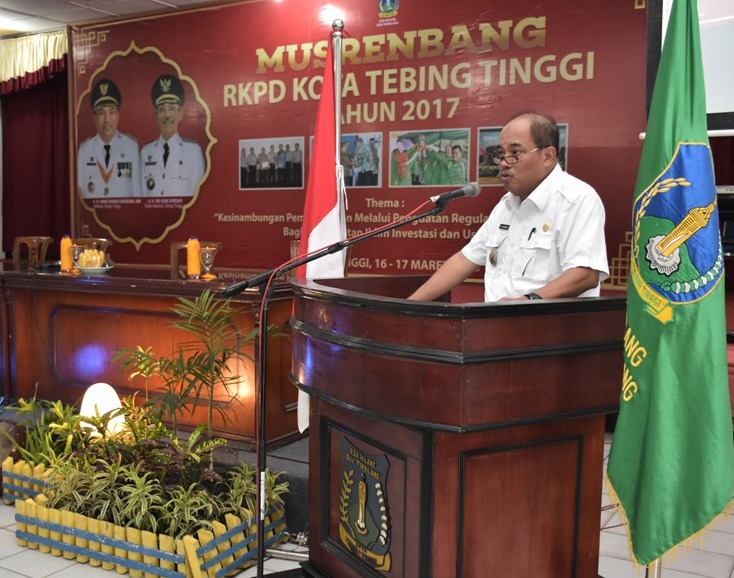 Musrenbang RKPD Tebingtinggi 2017 Digelar