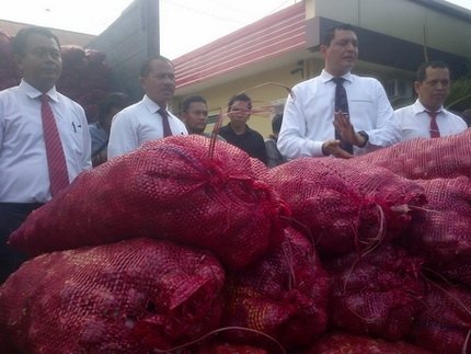 Poldasu akan Koordinasi dengan Polda Aceh Tertibkan Bawang Ilegal
