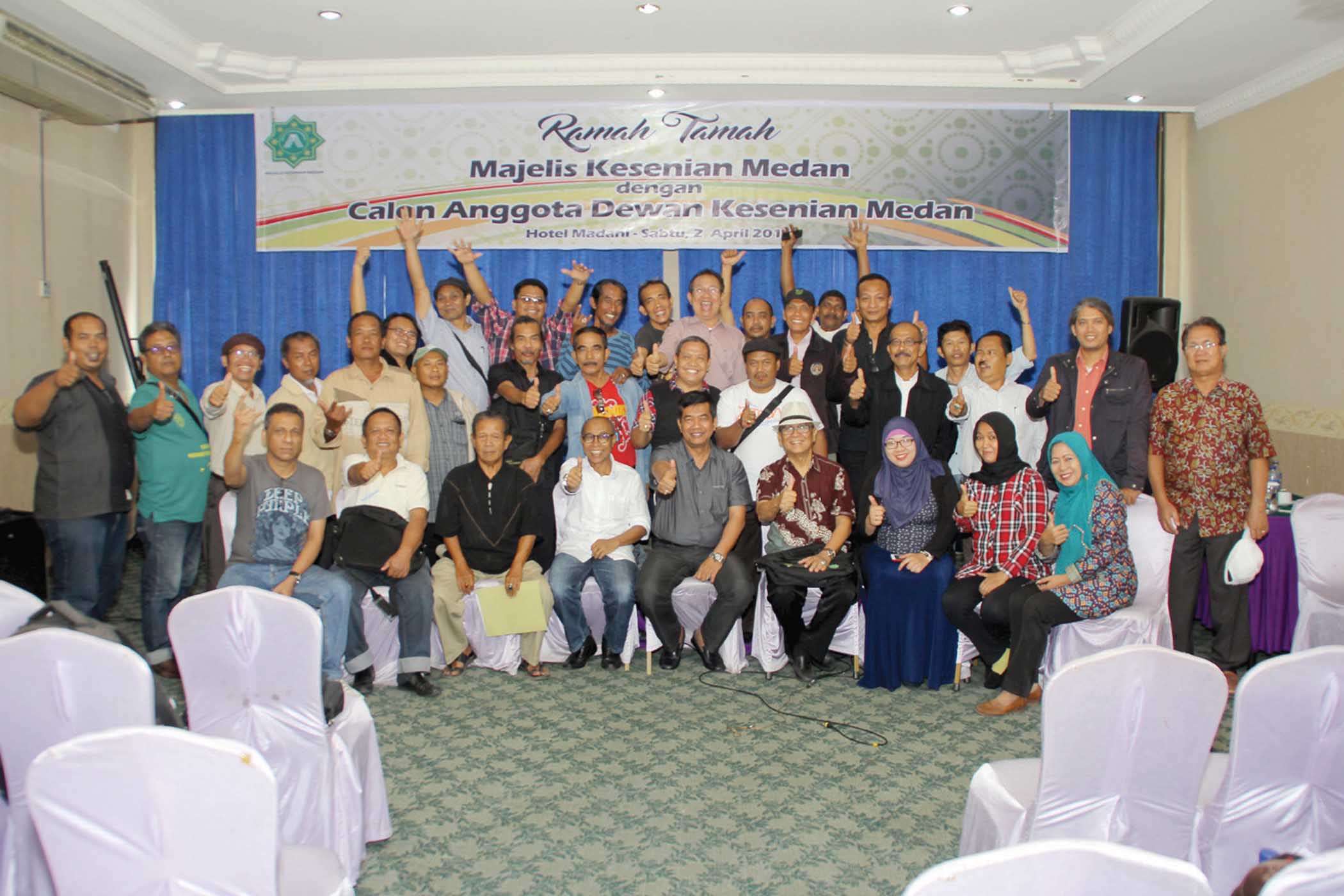 Pertemuan MKM dengan 30 Calon Anggota Pengurus DKM Komitmen Menjadikan Medan Kota Seni