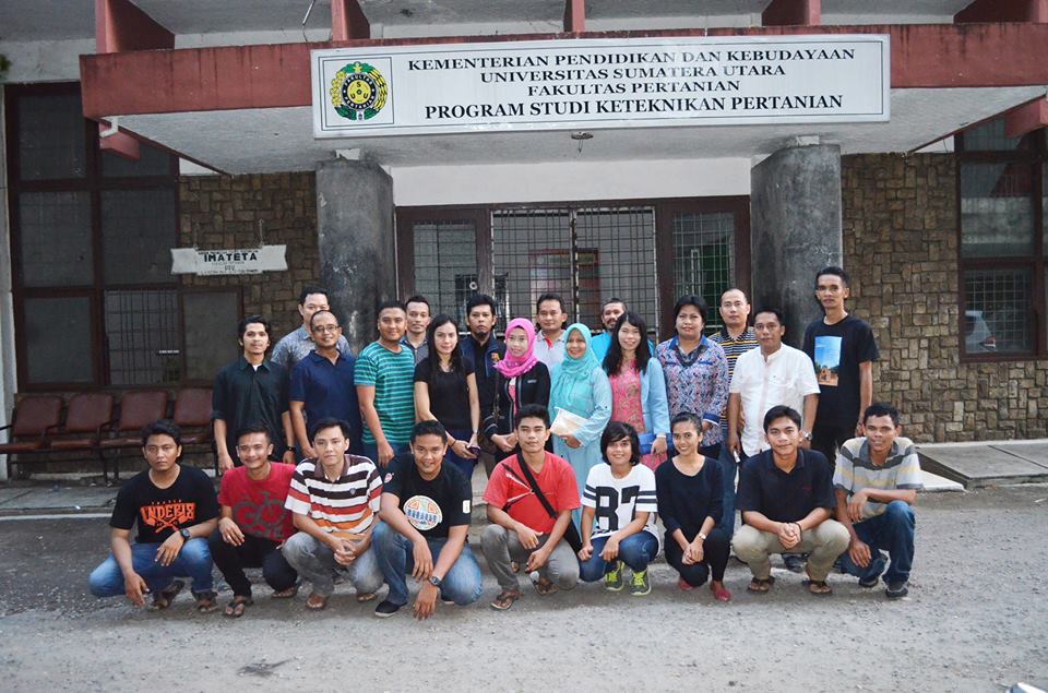 Ketua Program Studi Keteknikan Pertanian USU, Lantik IKATEP