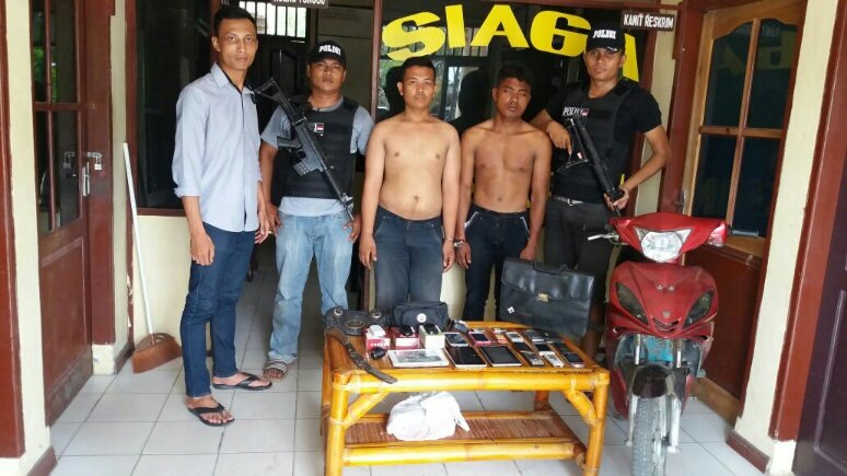 Polsek Pangkalan Susu Tangkap  Pembongkar Kios dan Jambret
