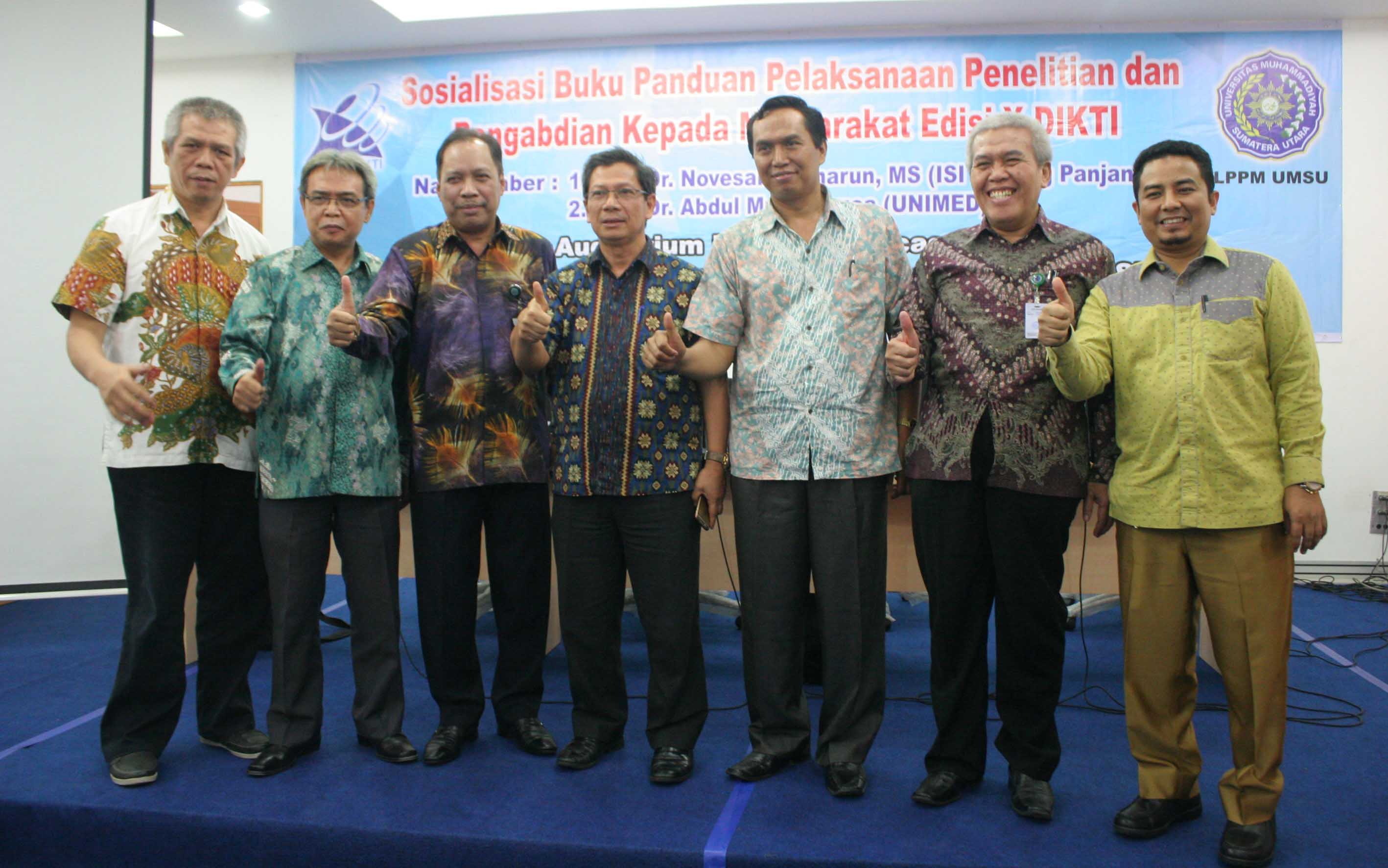 Dikti  UMSU Siap Danai Penelitian Dosen di Jurnal Internasional