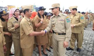 Bupati Simalungun Pimpin Apel Gabungan PNS