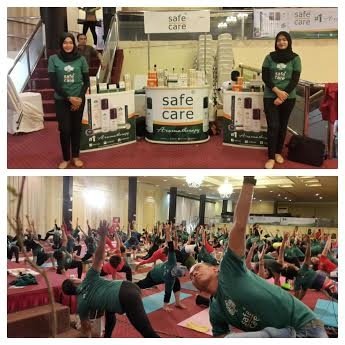 Safe Care Pukau Peserta Dengan Lakukan Yoga Di Hotel Polonia Medan
