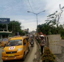Proyek Box Culvert Buat Jalan Jamin Ginting Macet Total