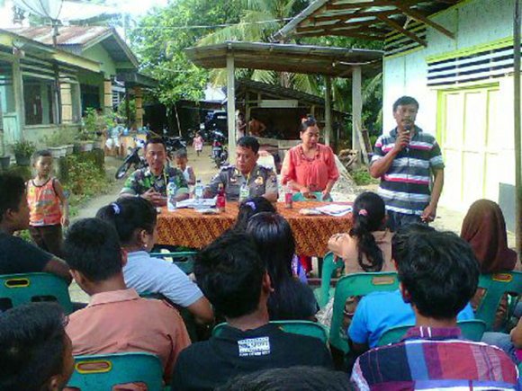 KORAMIL 05/SALAPIAN LAKSANAKAN SOSIALISASI NARKOBA, KEAMANAN DAN KETERTIBAN
