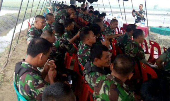 DANRAMIL 10 SR HADIRI SOSIALISASI PERTANIAN MODERN