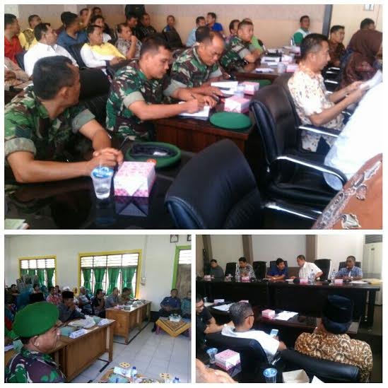 BABINSA HADIRI RAPAT PENILAIAN KECAMATAN TERBAIK SELABURA