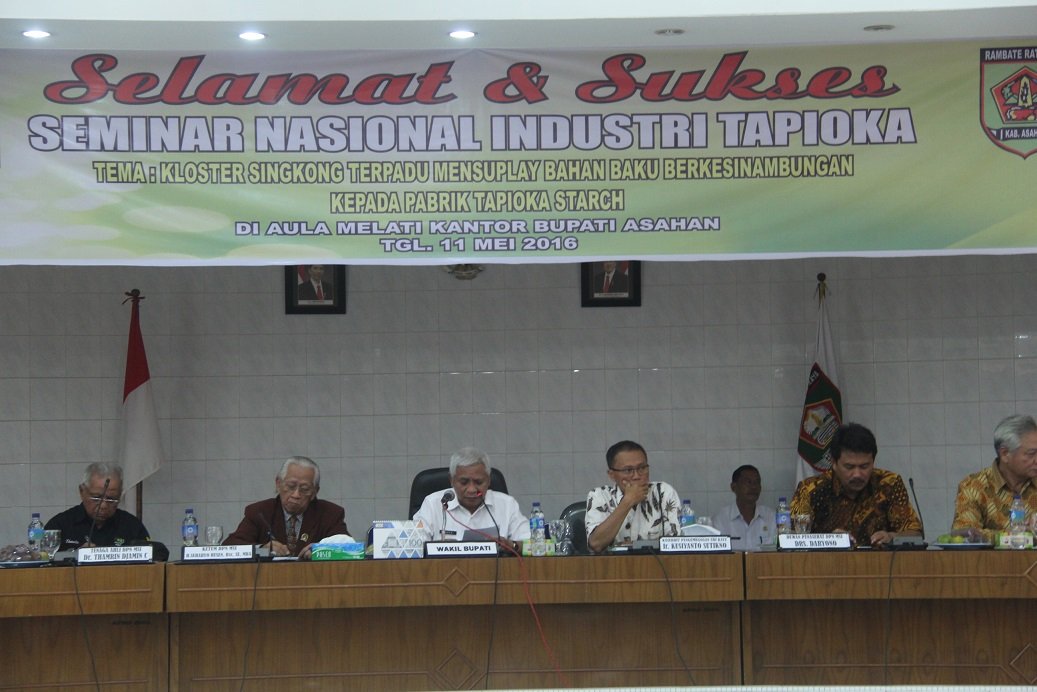 Wabup Asahan Buka Seminar Nasional Industri Tapioka