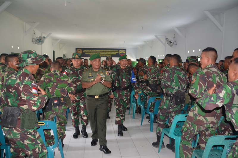 Pangdam I/BB Buka Latihan Pratugas Satgas Yonif 122/TS