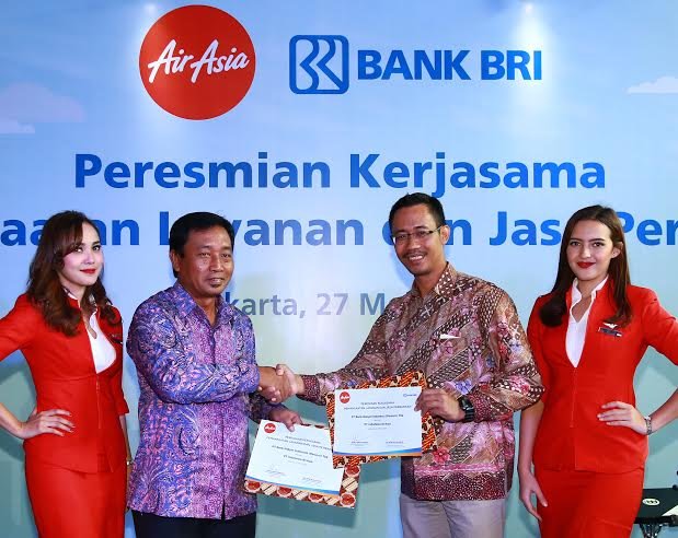 BANK BRI dan AirAsia Indonesia Jalin Kerjasama Pemanfaatan Layanan Perbankan Payment Channel