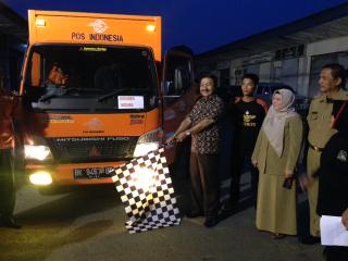 Plt Gubsu Awali Distribusi Bahan UN SMP ke Pulau Nias