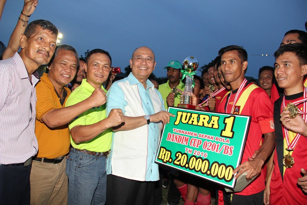 Gumarang FC Juara Piala Dandim 0201/BS
