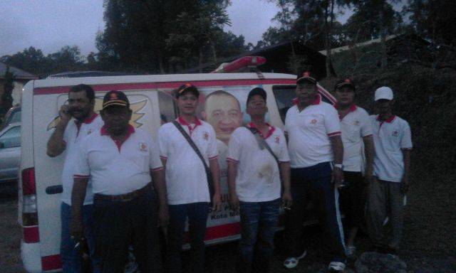 Gerinda Medan Kirim Bantuan Evakuasi Korban Banjir Air Terjun Dua Warna
