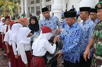 Pemkab Asahan Gelar Upacara Peringati Hardiknas Tahun 2016