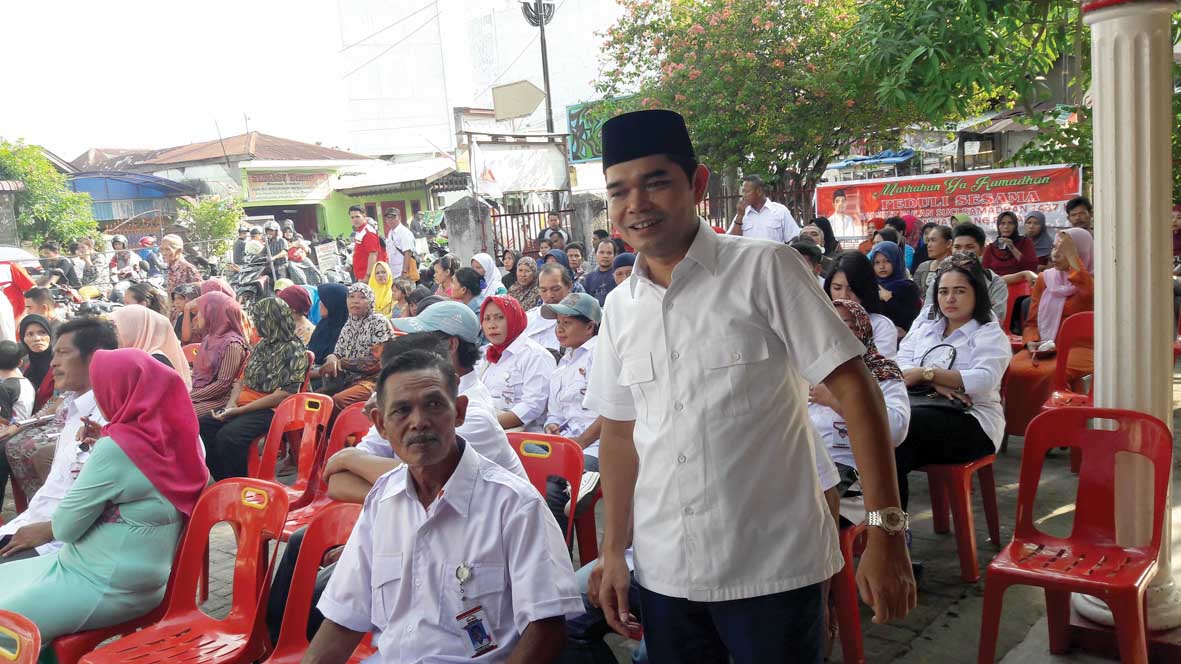 Sambut Ramadhan 1437 H Gerindra Bagi Sembako Ke Kaum Dhuafa