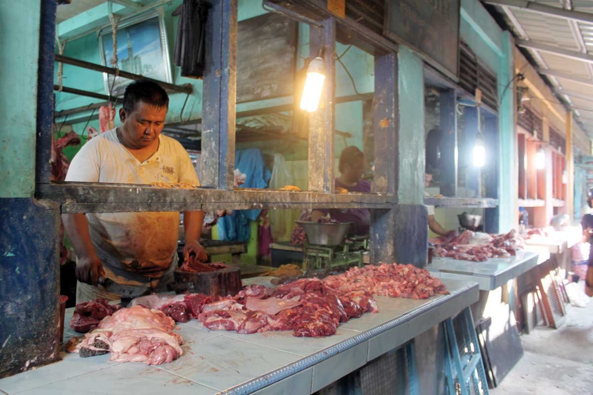 Jelang Ramadhan Harga Daging Naik di Pasar Inpres II Kisaran