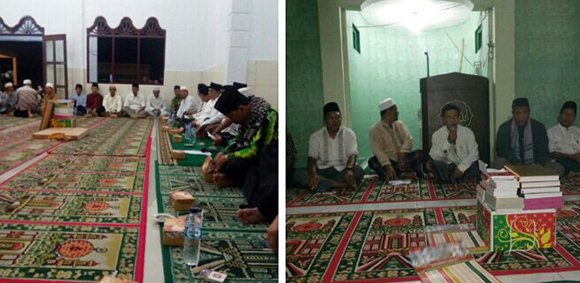BABINSA KORAMIL 08 RANTAU PRAPAT  HADIRI SAFARI RAMADHAN DI MASJID AL-YAKIN