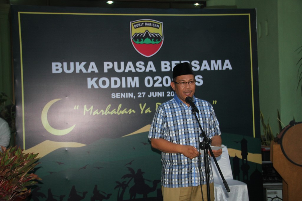 Satkom Cakra Kumdam I/BB Buka Puasa dan Santuni Anak Yatim