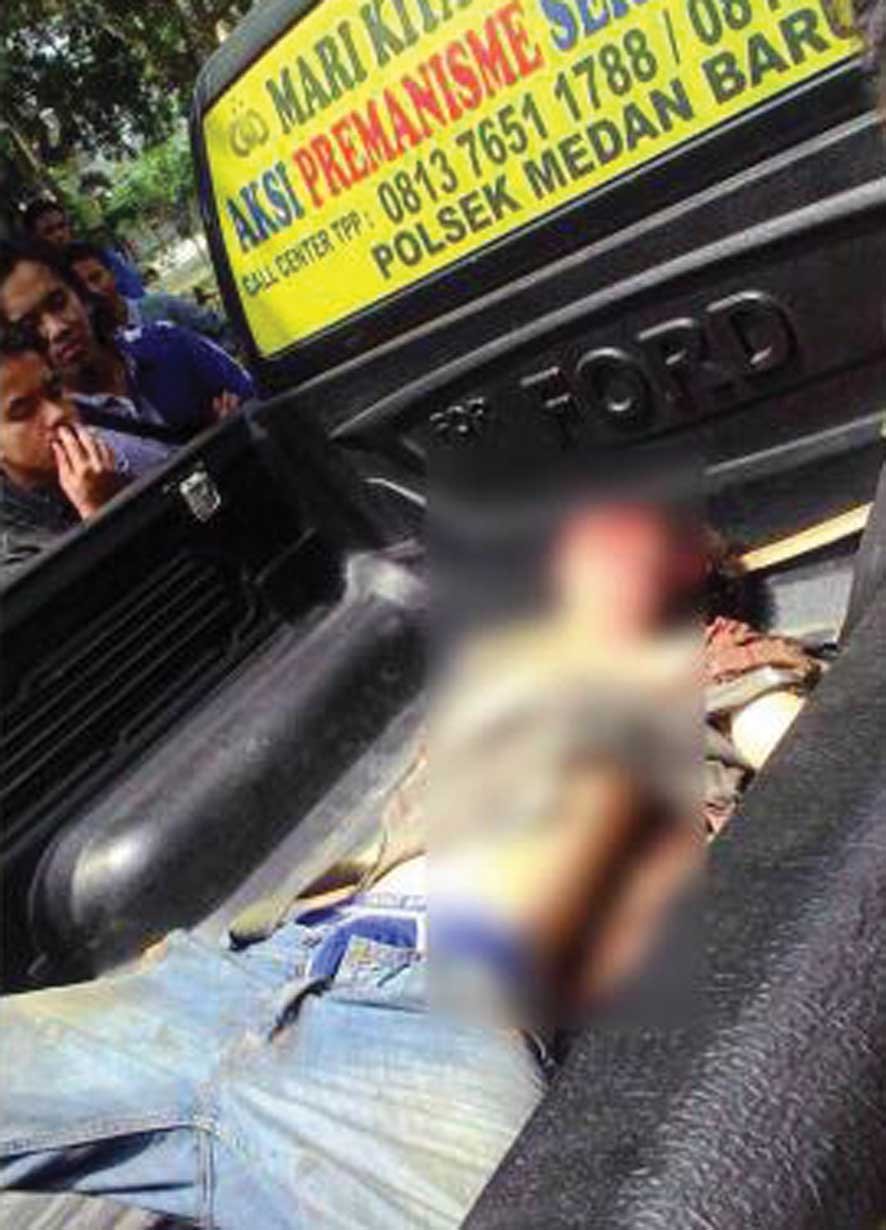 Bulan Puasa, Pencuri Motor  Di USU Dipukuli Hingga Tewas