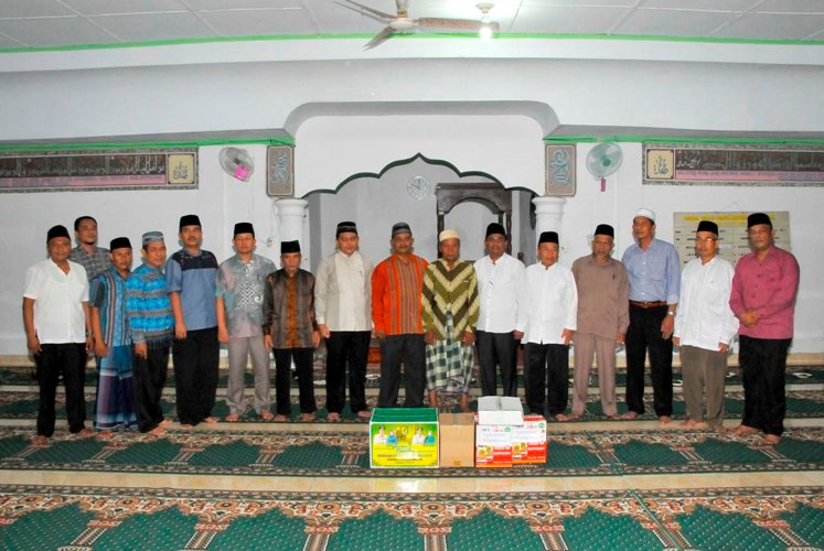 Wabup Sergai Kunjungi Mesjid Jami’ Nurul Iman, Kunjungan Safari Ramadhan 1437 Hijriyah Pemkab Sergai