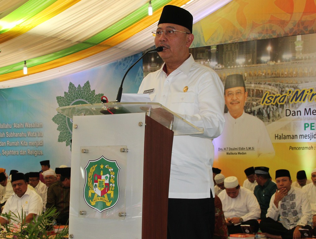 Eldin Ajak Umat Islam Medan Bangun & Terus Makmurkan Masjid
