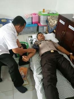 Peringati HUT Bhayangkara ke 70 Polres Sergai Gelar Donor Darah dan Pengobatan Gigi Gratis