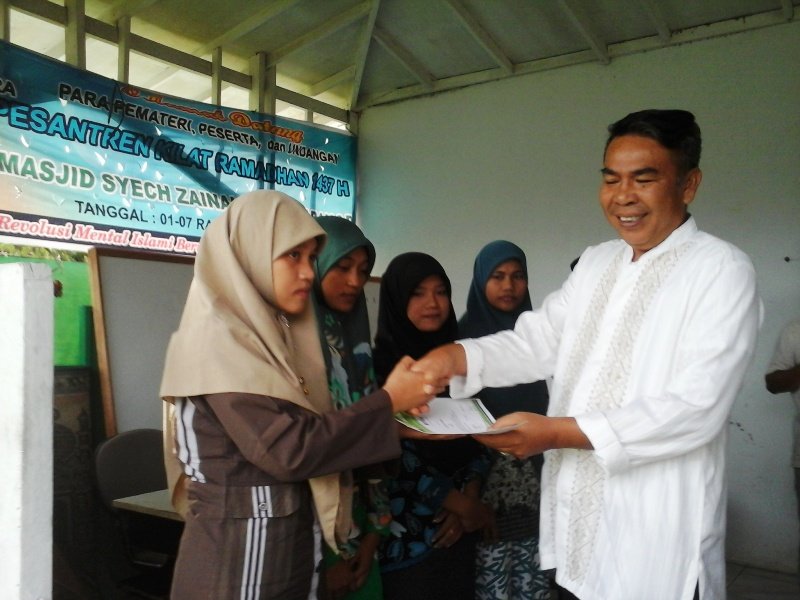 PKR Masjid Syech Zainal Abidin Wujudkan Pembinaan Karakter Generasi Muda