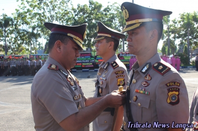 Kapolres Langsa Sertijab Empat Perwira