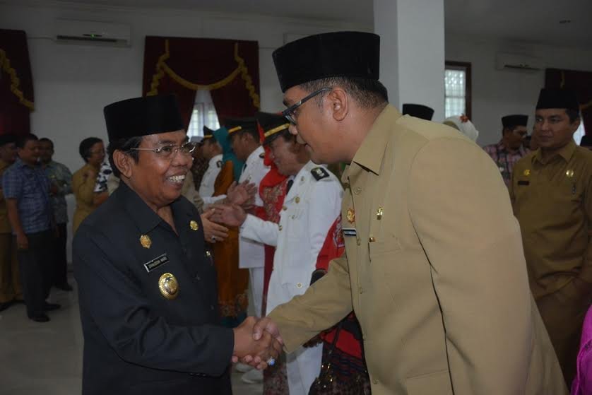 Wabup H Zainuddin Mars Lantik 29 Pejabat Eselon III dan Empat Camat