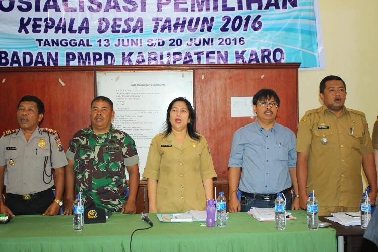 Pilkades Serentak di Karo Mulai Disosialisasikan