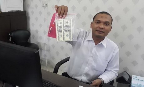 Poldasu Ringkus Pengedar  Uang Dollar Palsu