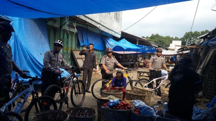 Polres Langkat Patroli Naik Sepeda | Masyarakat Diminta Jaga Kamtibmas