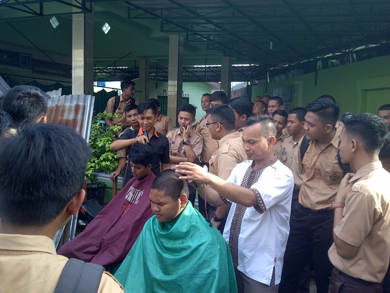 Puluhan Siswa SMA Negeri 1 Binjai Dibotak  BINJAI