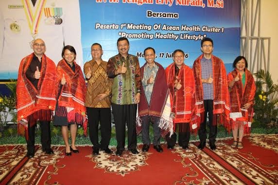 Gubenur Sambut Delegasi 1st Meeting of ASEAN Health Culture