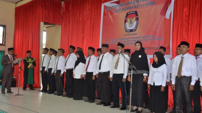 25 PPK se- Kota Langsa Dilantik