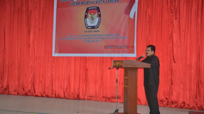 Wali Kota Langsa : Pesta Demokrasi Jangan Menjadi Ajang Keributan