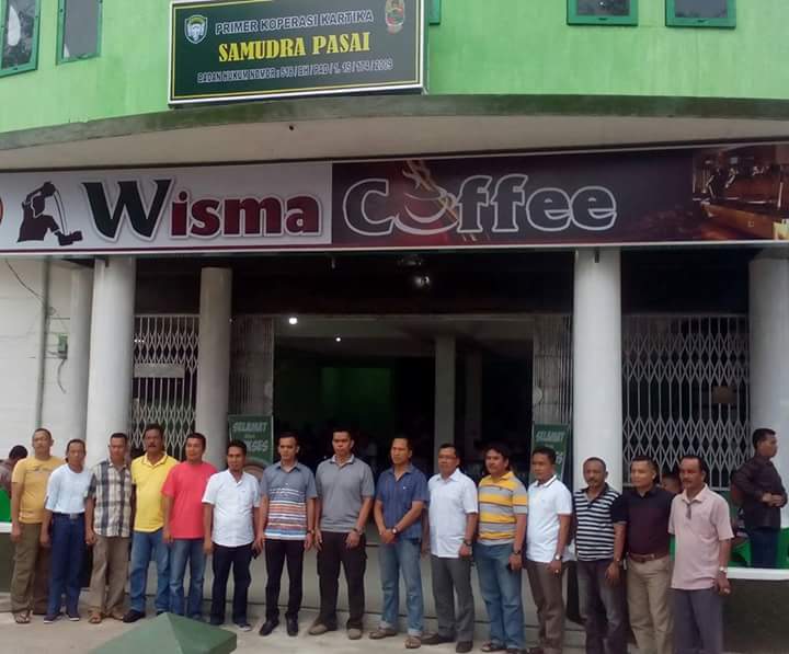 Dandim 0104 Aceh Timur Resmikan Wisma Coffe -Sejahterakan Anggota dan Buka Lapangan Kerja