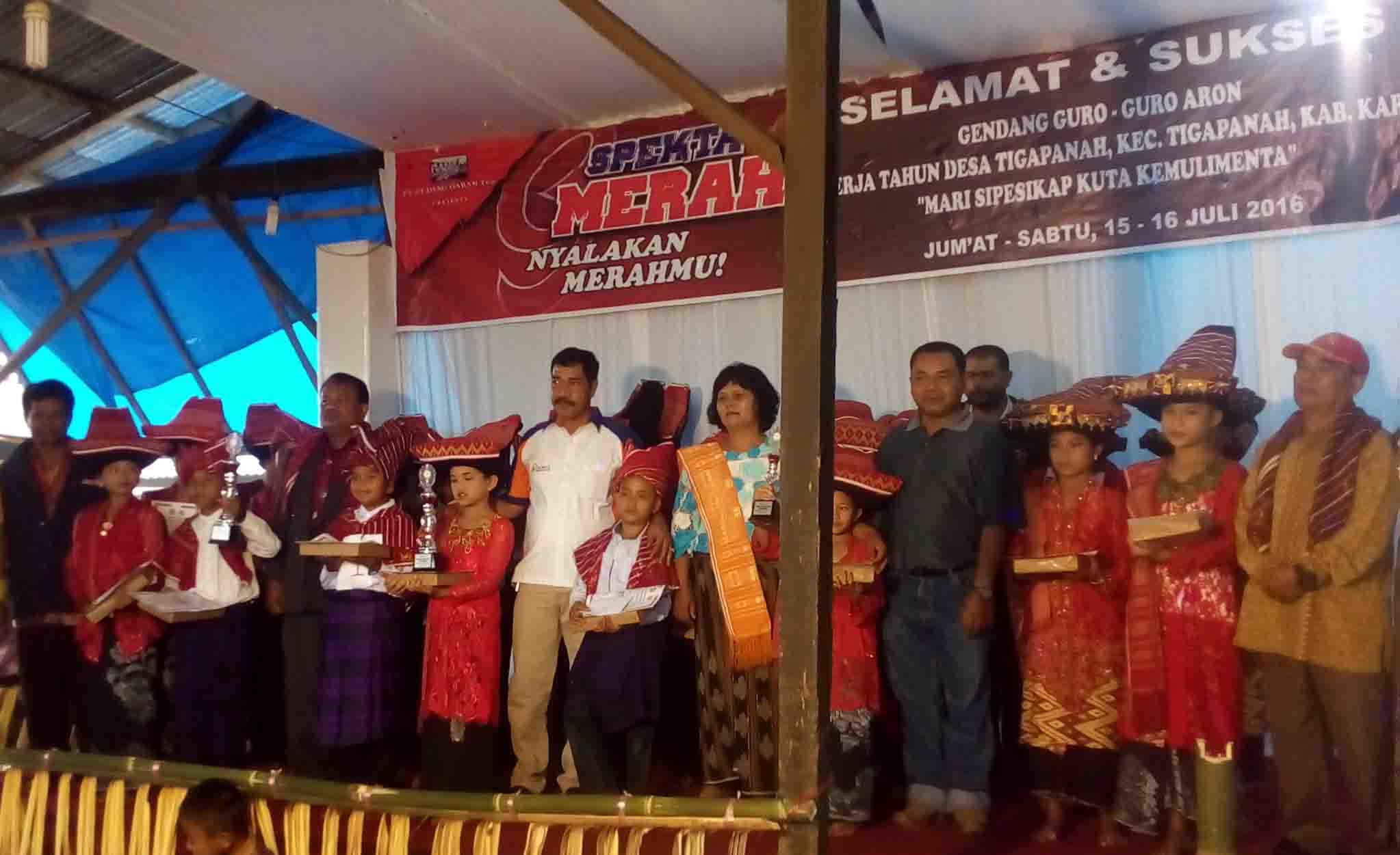 Kerja tahun Tigapanah Kec Tigapanah  Kab Karo Meriah