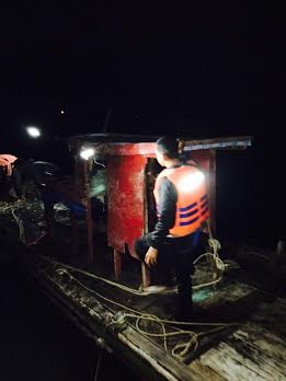 Lagi Patroli Laut, Satpolair Pergoki 4 Kapal Trawl Menjarah Ikan diLaut Sergai